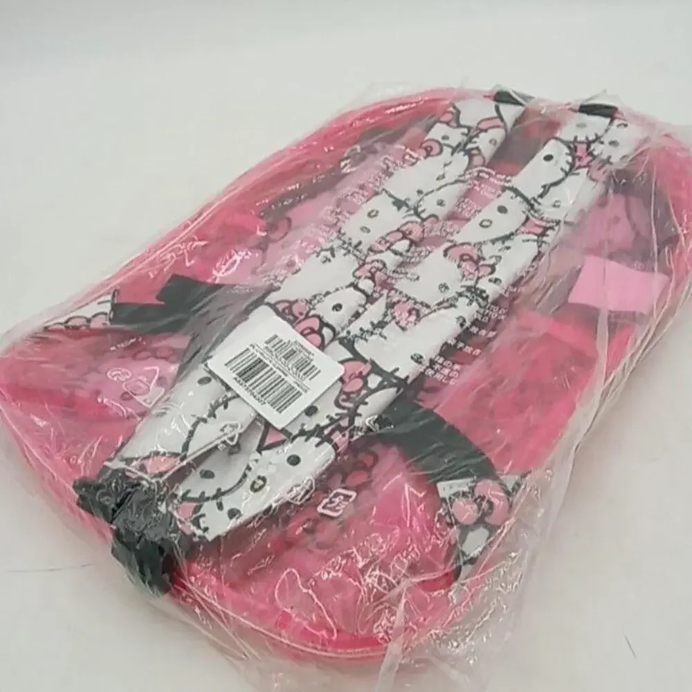 Old Navy Hello Kitty Backpack Girls One Size School Travel Bag Pink Transparent